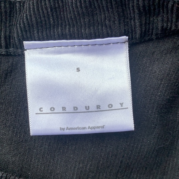 Black corduroy High wasted skirt - Picture 4 of 4